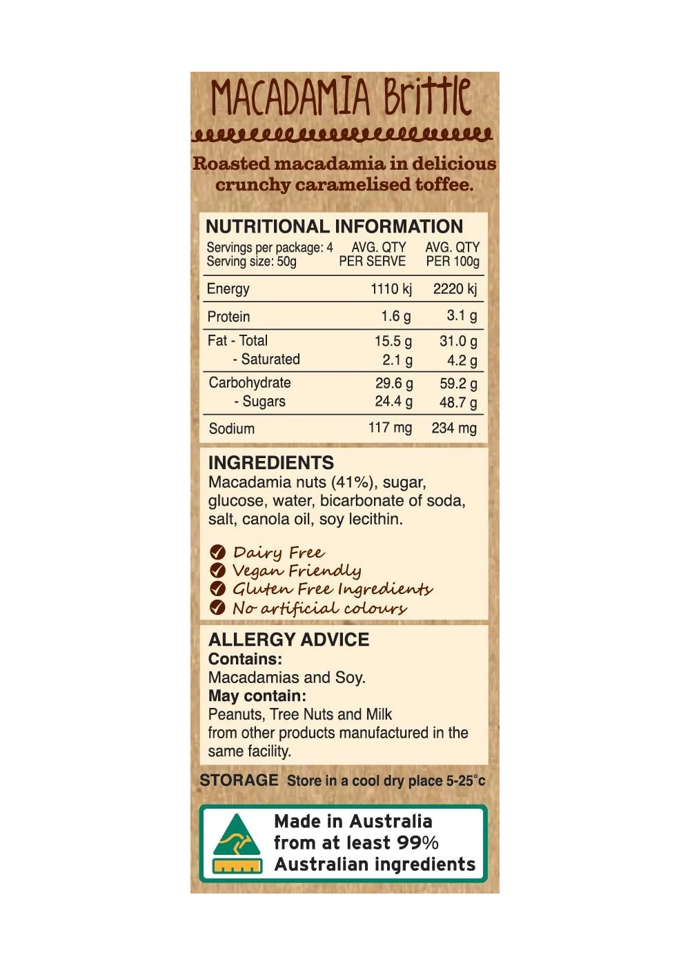 Malutong ng Macadamia