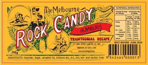 Melbourne Rock Candy Humbugs 